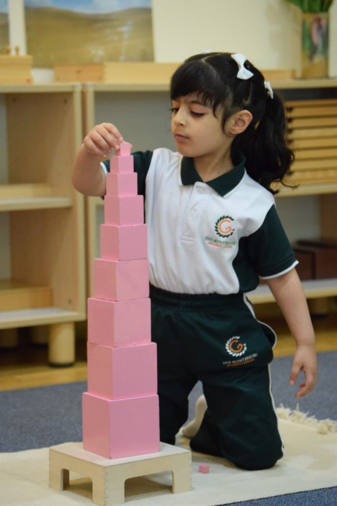 Montessori classroom activity